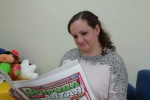увеличить Старший методист АКДЭЦ Ольга Владимировна Аришина:
- С юбилеем, лучший вестник эко-событий региона!