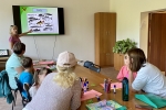 увеличить