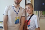 увеличить Елизавета Таболина с организатором БП