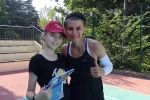 увеличить Елизавета Таболина с гостем Финала