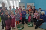 увеличить