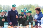 увеличить